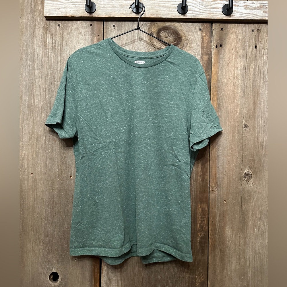 Old Navy Soft Washed Men’s Short Sleeve Crew T-shirt in Green Size Large